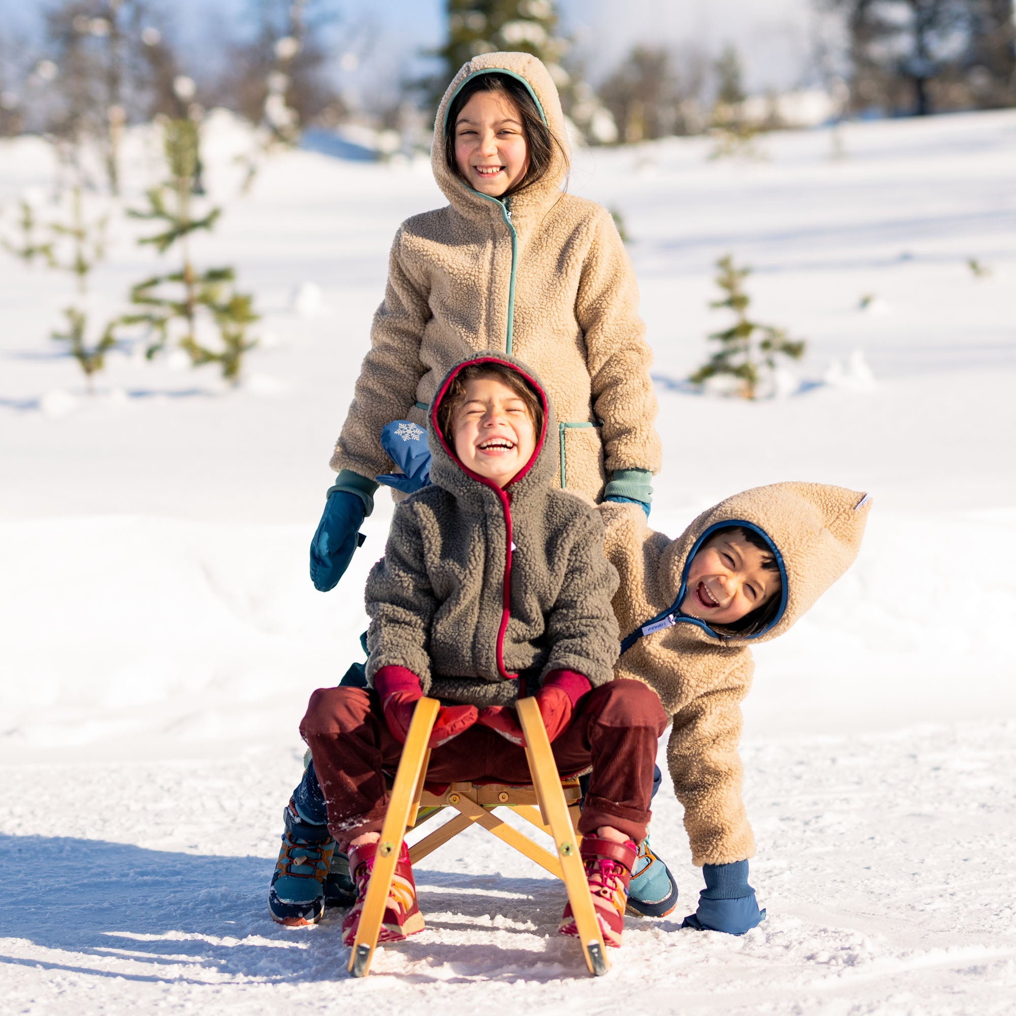 finkid-makea-teddyfleecejacke-kinder-winter image 2