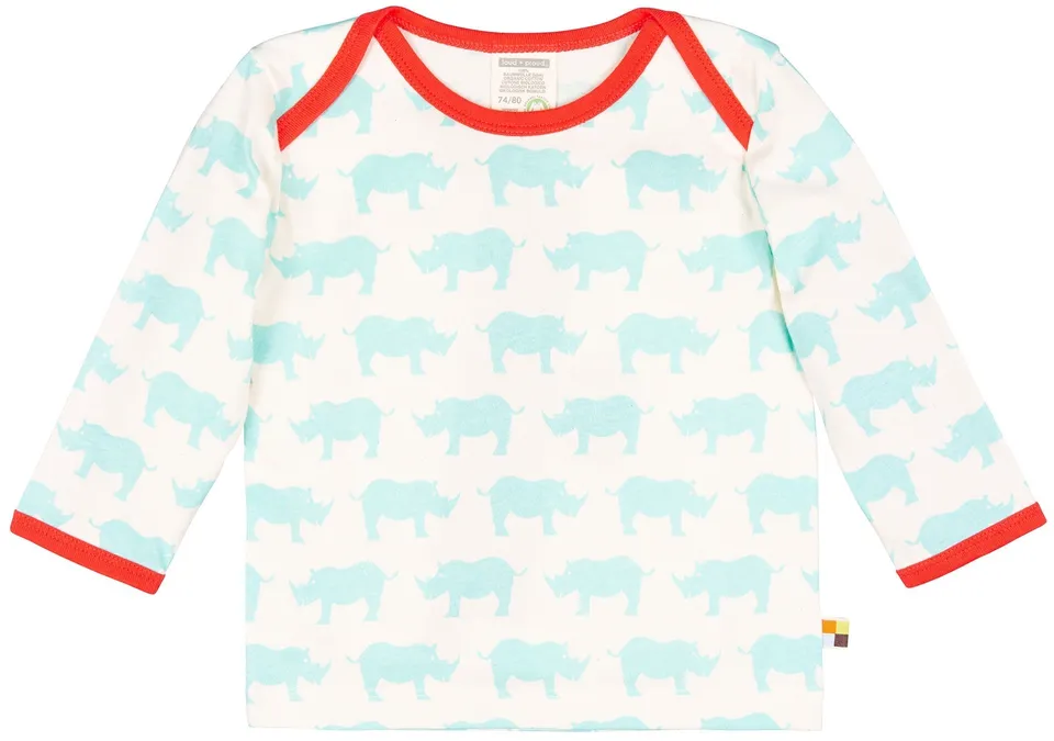 loud-proud-shirt-druck-tiermotiv-ungef-rbt-kinder-langarmshirt image 1