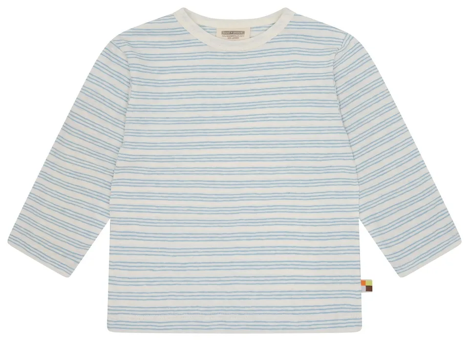 loud-proud-shirt-streifen-mit-leinen-gestreiftes-kindershirt image 1