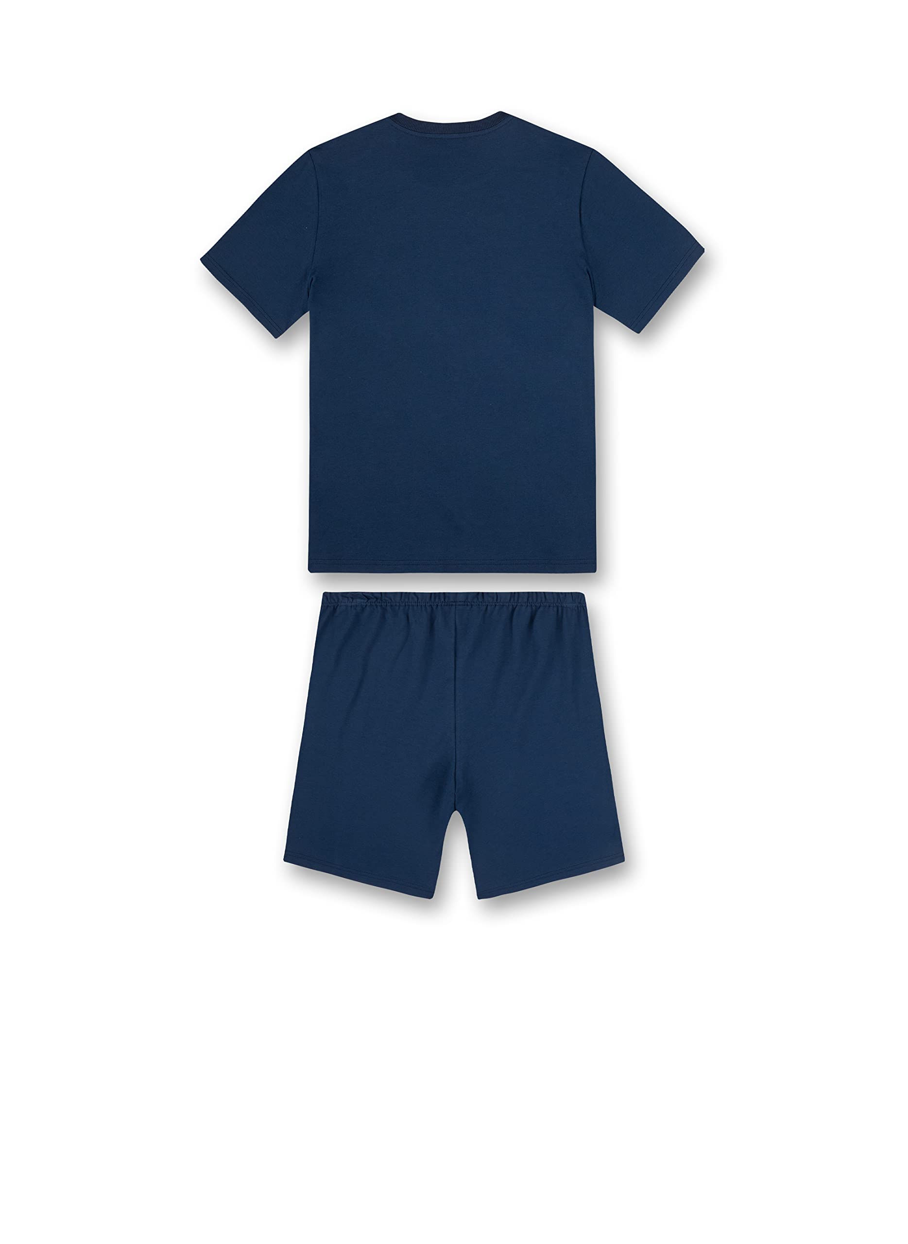 sanetta-jungen-schlafanzug-kurz-dunkelblau-pyjamaset-kurzarm image 2