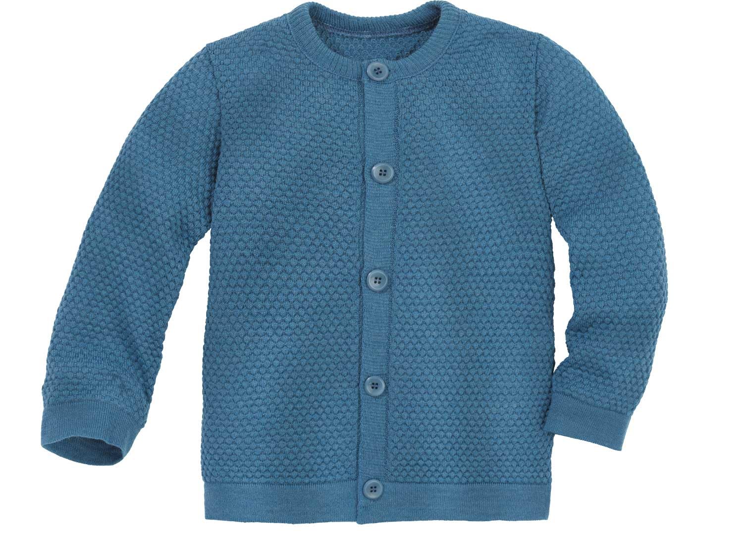 disana-wabenstrick-jacke-kinder-aus-100-bio-merinowolle image 1