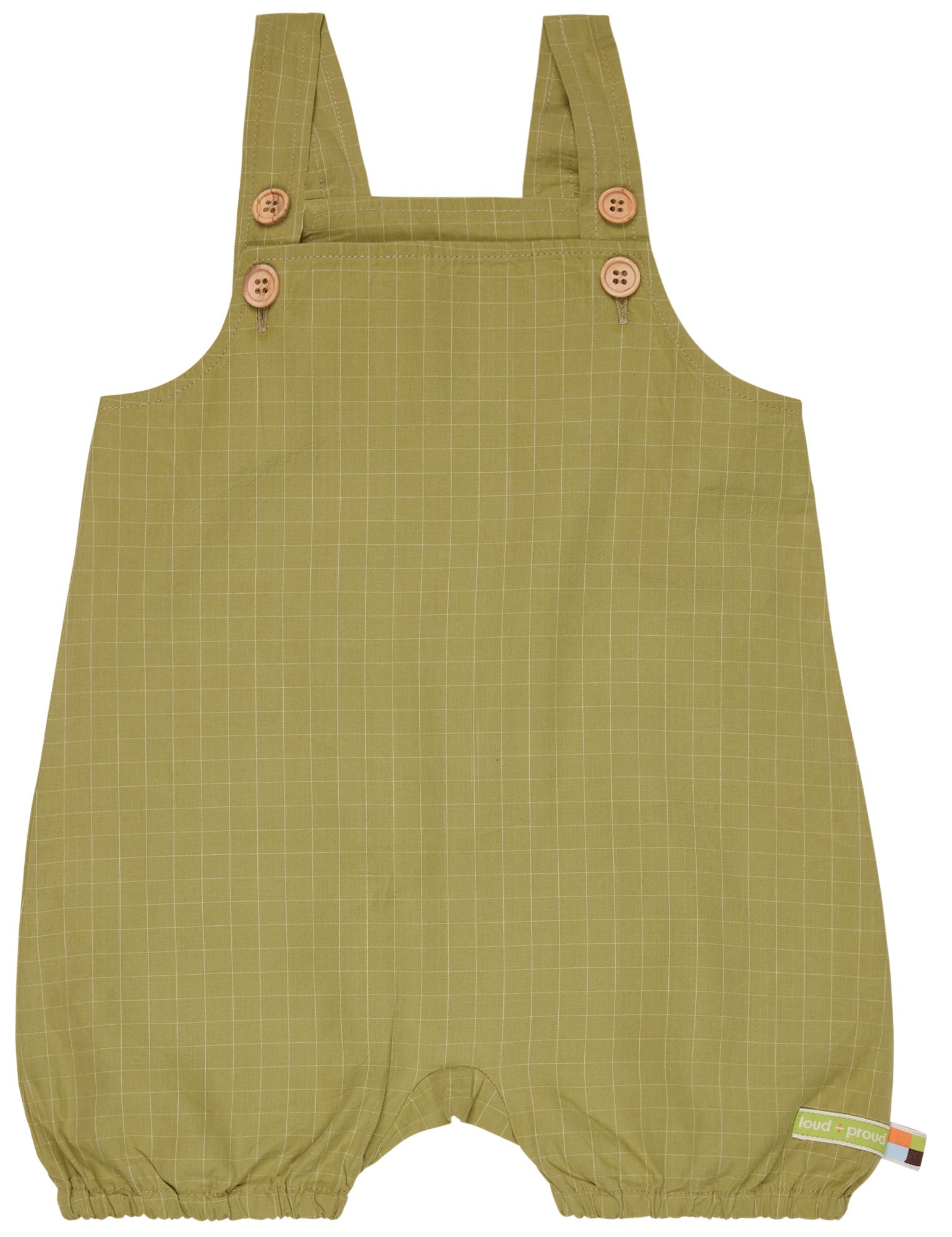 loud-proud-kurze-latzhose-aus-feinem-karo-vichy-karo-sommer-latzhose image 3