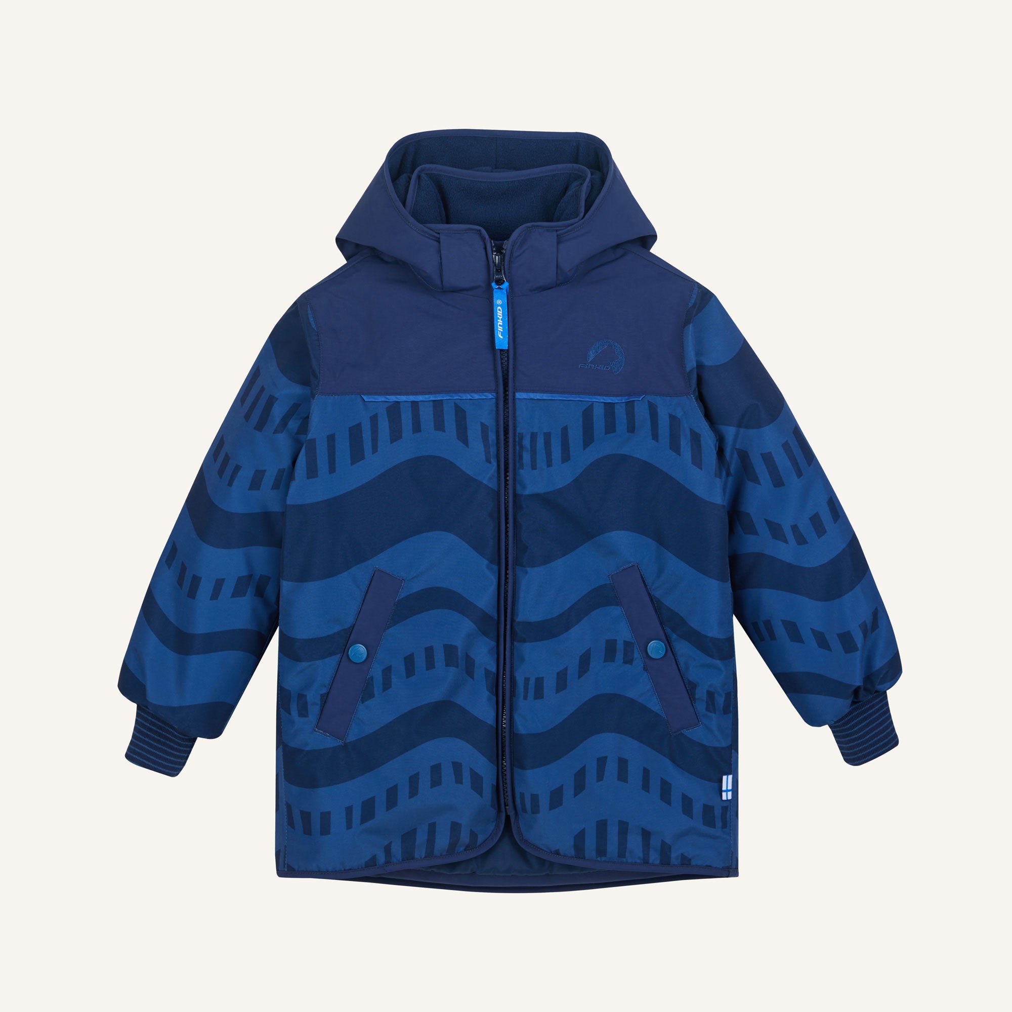 finkid-kuvio-winterjacke-kinder-winterparka-wasserdicht-nordik-print image 1