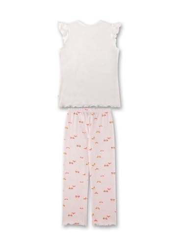 sanetta-m-dchen-schlafanzug-halbarm-off-white-pyjamaset-aus-baumwoll-modal-mix image 5