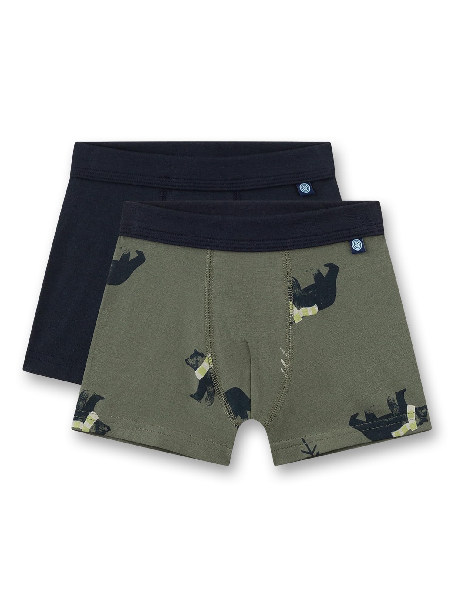 sanetta-jungen-hipshorts-2er-set-blau-khaki-b-r-baumwolle image 1