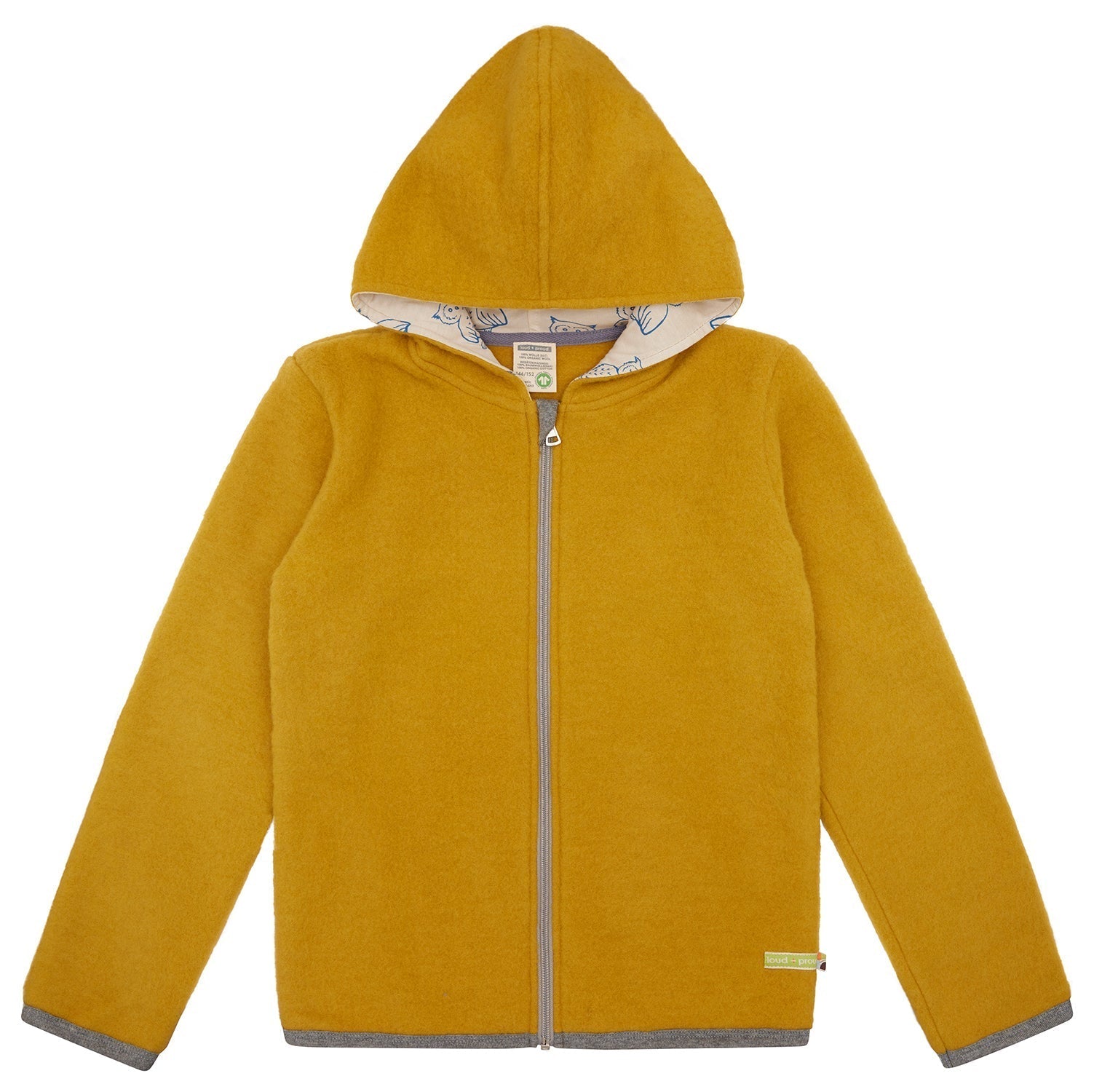 loud-proud-wollfleece-jacke-mit-kapuze-warme-bio-woll-fleece-jacke-f-r-kinder image 4