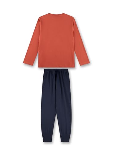 sanetta-jungen-schlafanzug-rot-aus-baumwolle-pyjamaset image 5