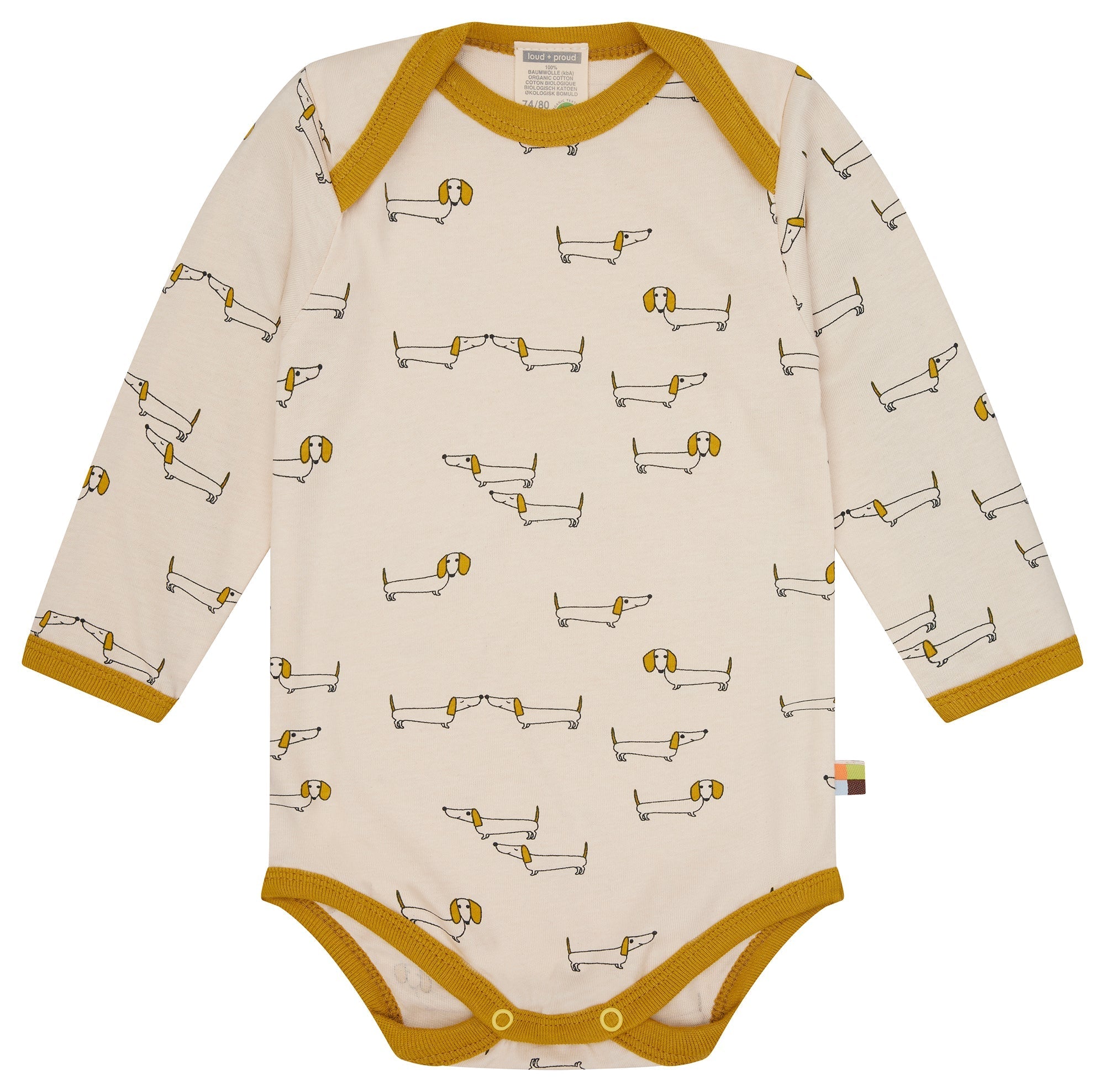 loud-proud-body-langarm-mit-druck-bio-baumwoll-babybody image 1