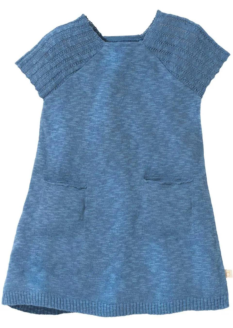 disana-leinen-strickkleid-m-dchen-sommer-kleid-knielang-aus-bio-baumwolle-und-bi-2 image 1