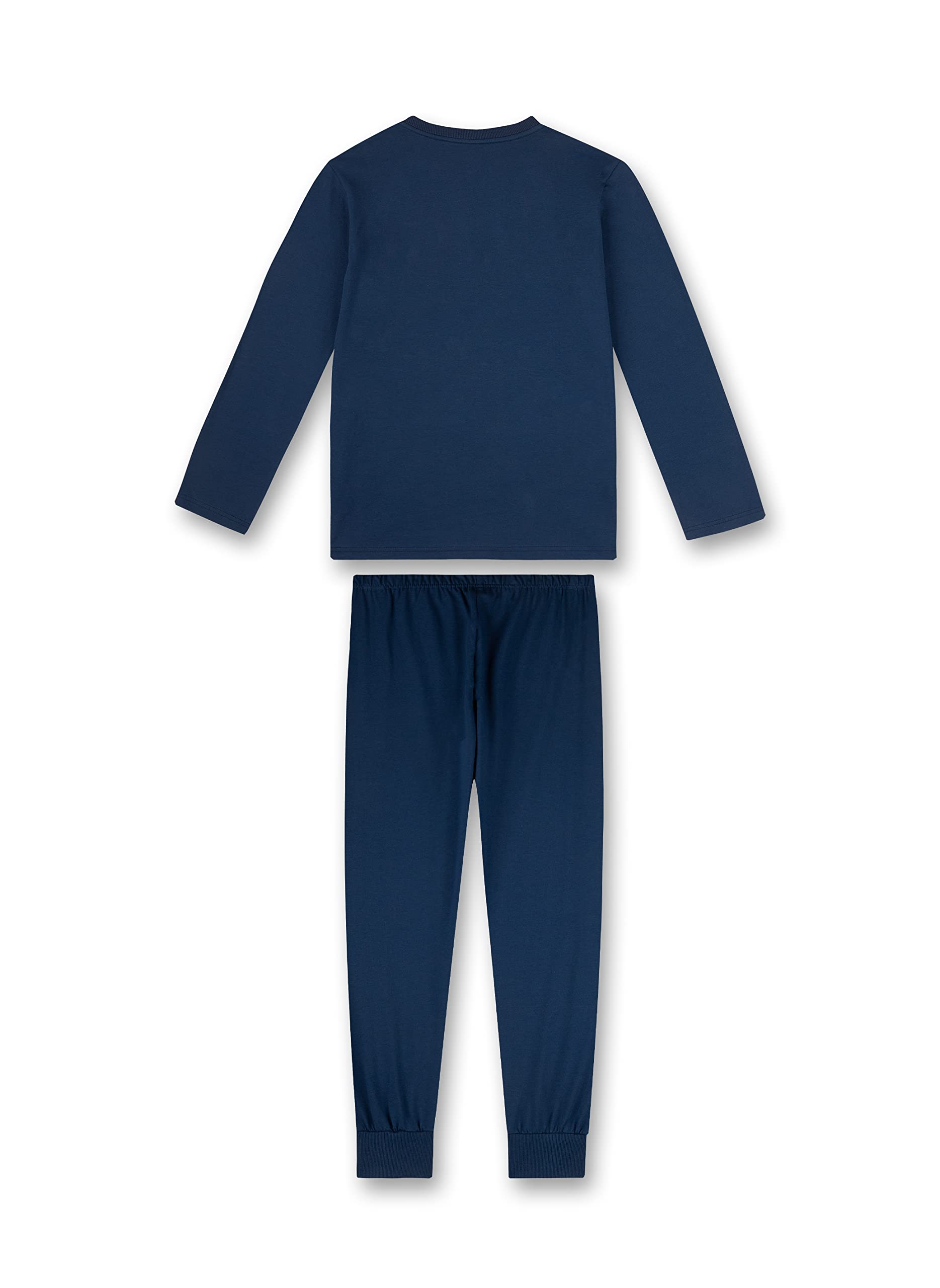 sanetta-jungen-schlafanzug-lang-dunkelblau-pyjamaset image 2