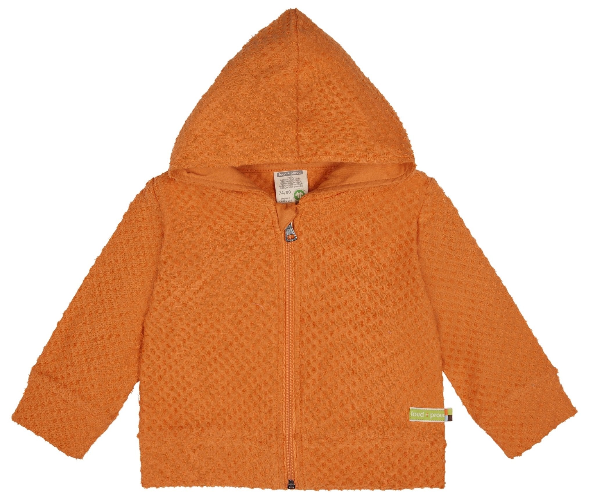 loud-proud-jacke-aus-frottee-mit-punkten-kapuzenjacke-mit-rei-verschluss image 3