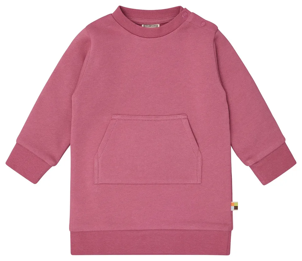 loud-proud-weiches-sweatkleid-sweat-kleid-mit-angerauter-innenseite image 1