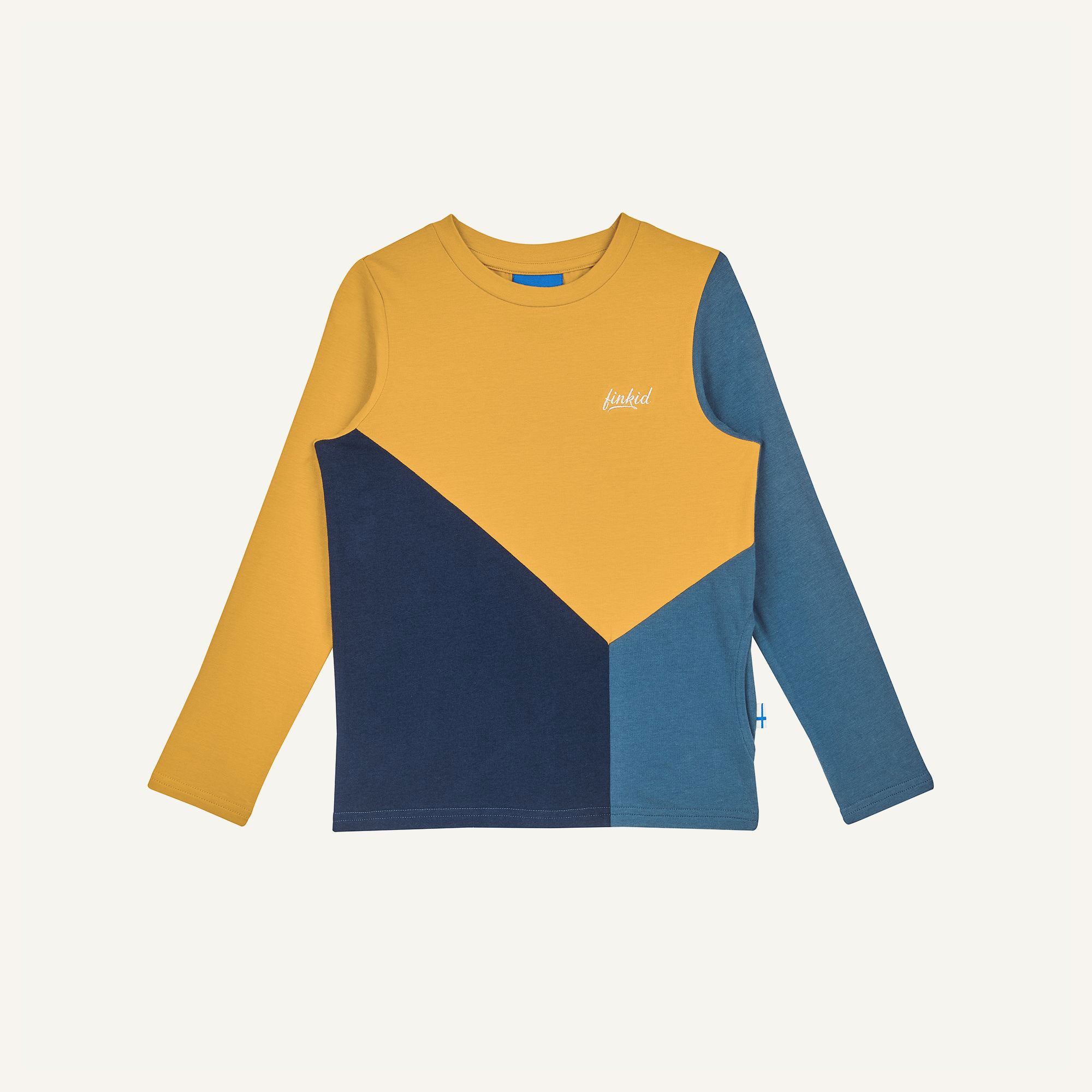 finkid-rannikko-longsleeve-colorblocking-aus-biobaumwolle-lsf-30 image 2