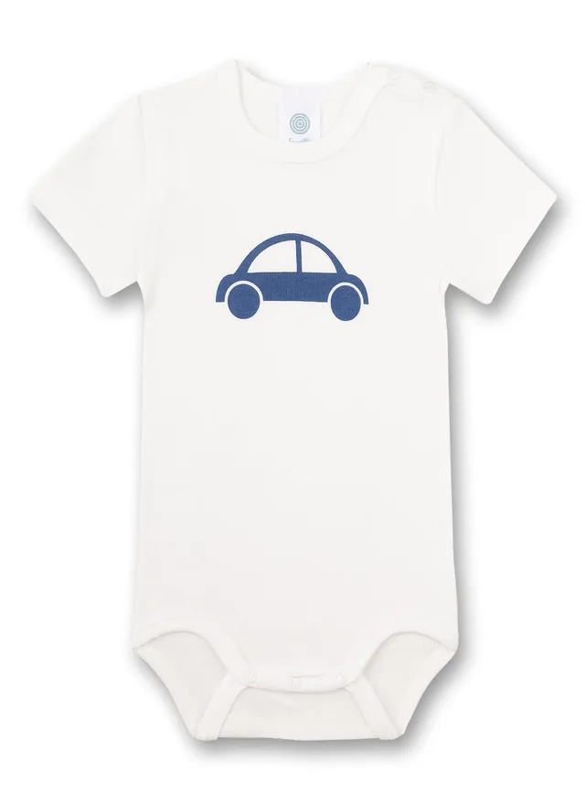sanetta-baby-body-kurzarm-wei-auto-bio-baumwolle-gots image 1