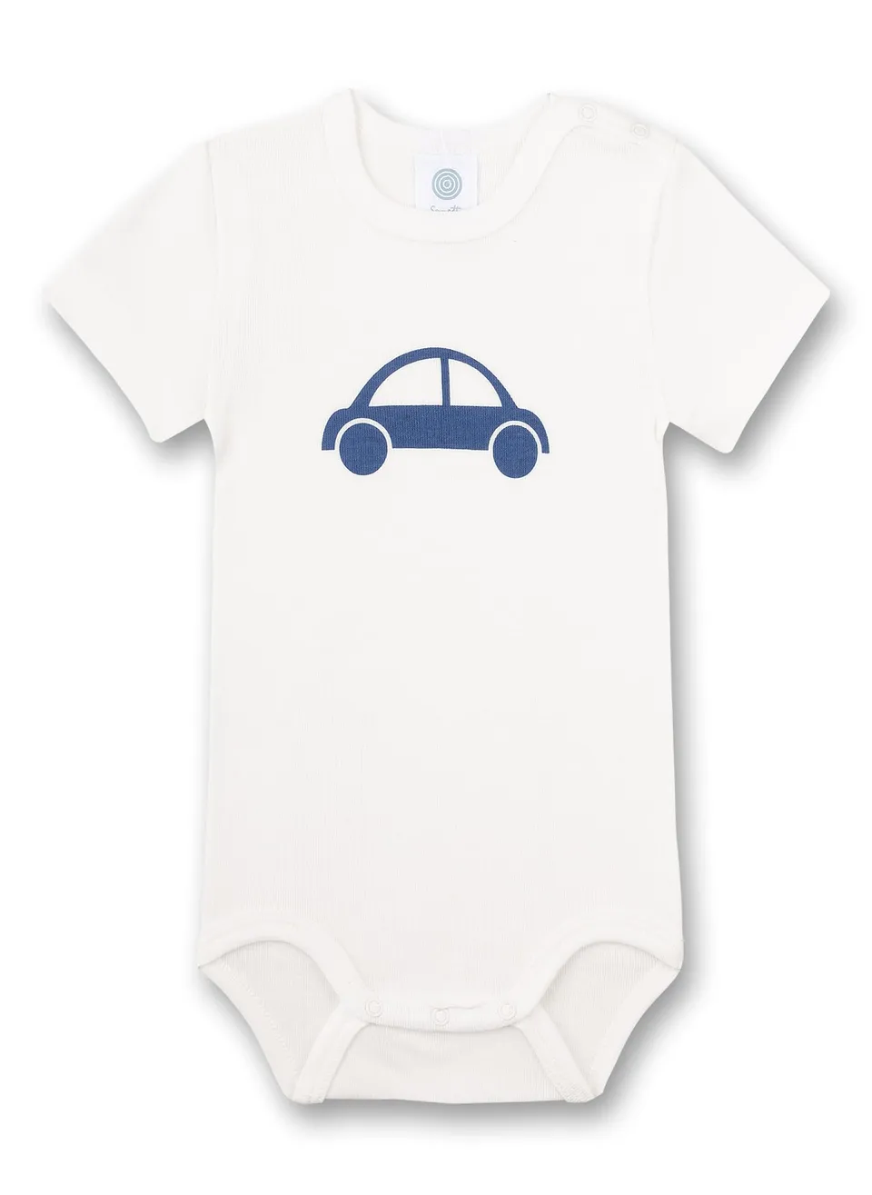 sanetta-baby-body-kurzarm-wei-auto-bio-baumwolle-gots image 1
