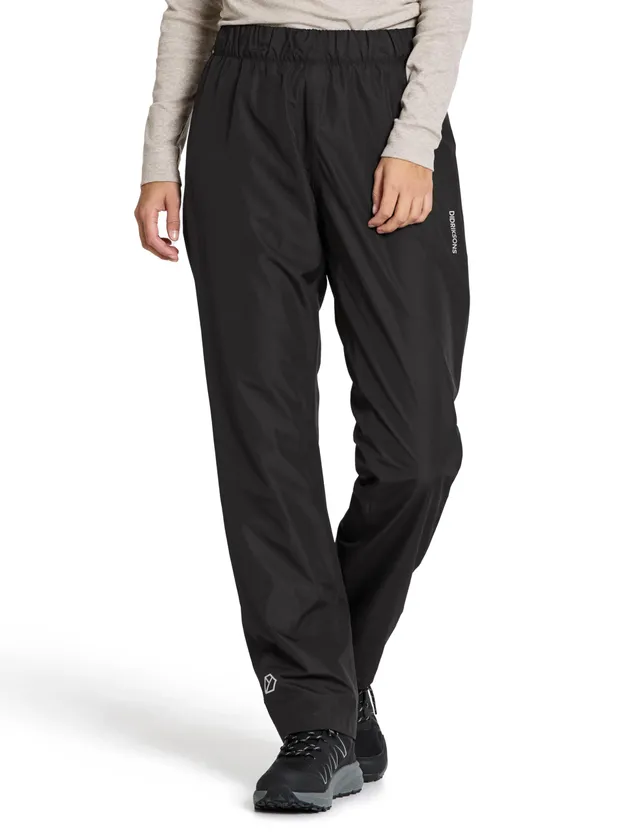 didriksons-nordic-pants-damen-regenhose-wasserdicht-schwarz image 1