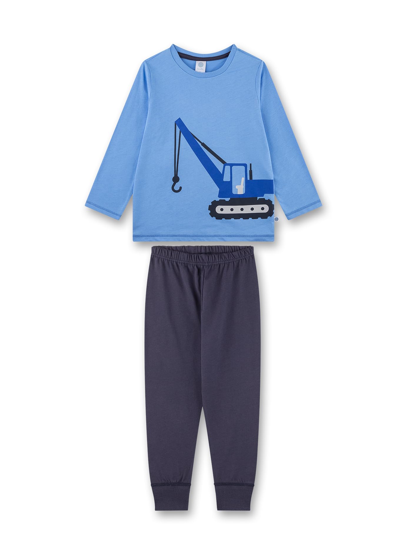 sanetta-jungen-schlafanzug-lang-blau-baumwolle-pyjamaset image 1