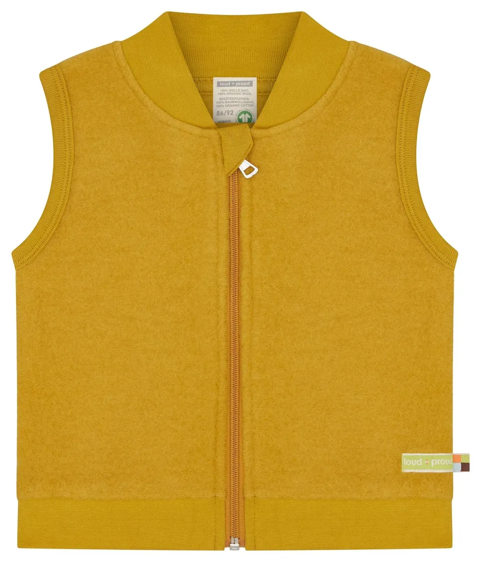 loud-proud-weste-aus-merino-wollfleece-bio-wollweste-mit-stehkragen image 1