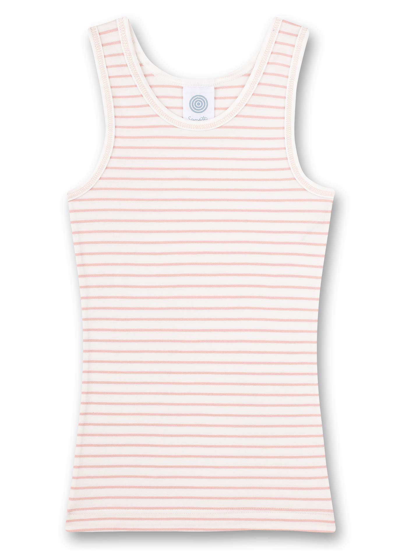 sanetta-m-dchen-unterhemd-wei-dots-allover-baumwolle image 1