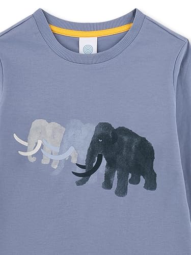 sanetta-jungen-schlafanzug-lang-blau-mammut-aus-baumwolle image 6