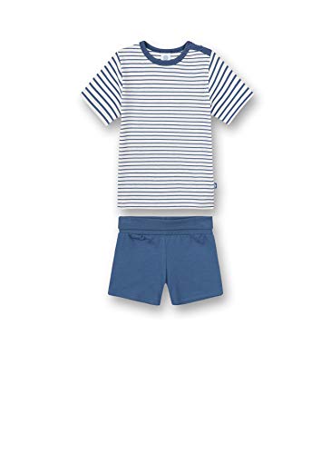 sanetta-baby-jungen-schlafanzug-kurz-blau-kleinkind-pyjama image 6