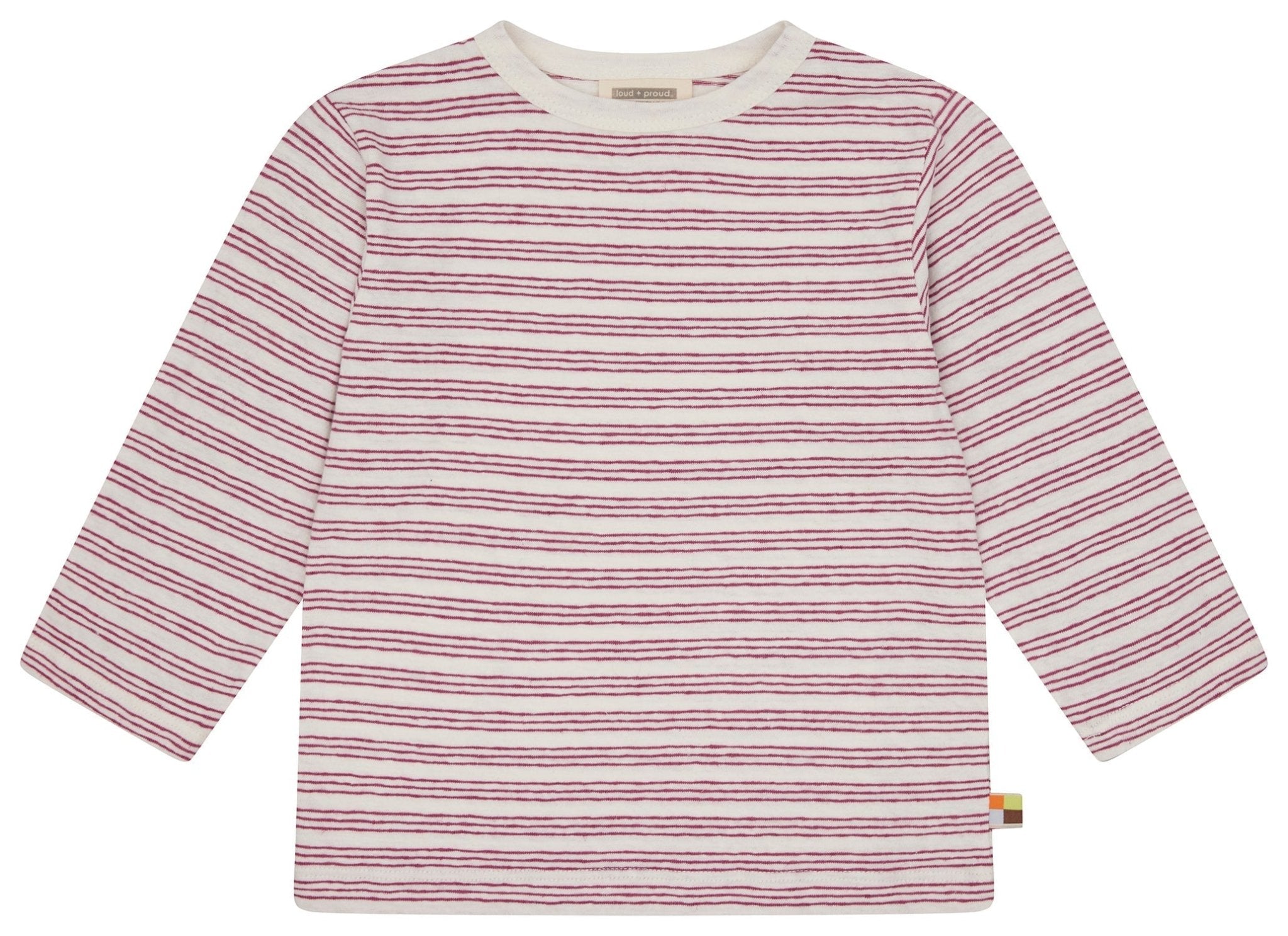 loud-proud-shirt-streifen-mit-leinen-gestreiftes-kindershirt image 7