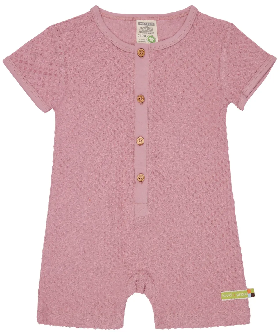 loud-proud-spieler-aus-frottee-mit-punkten-baby-strampler-jacquard image 1