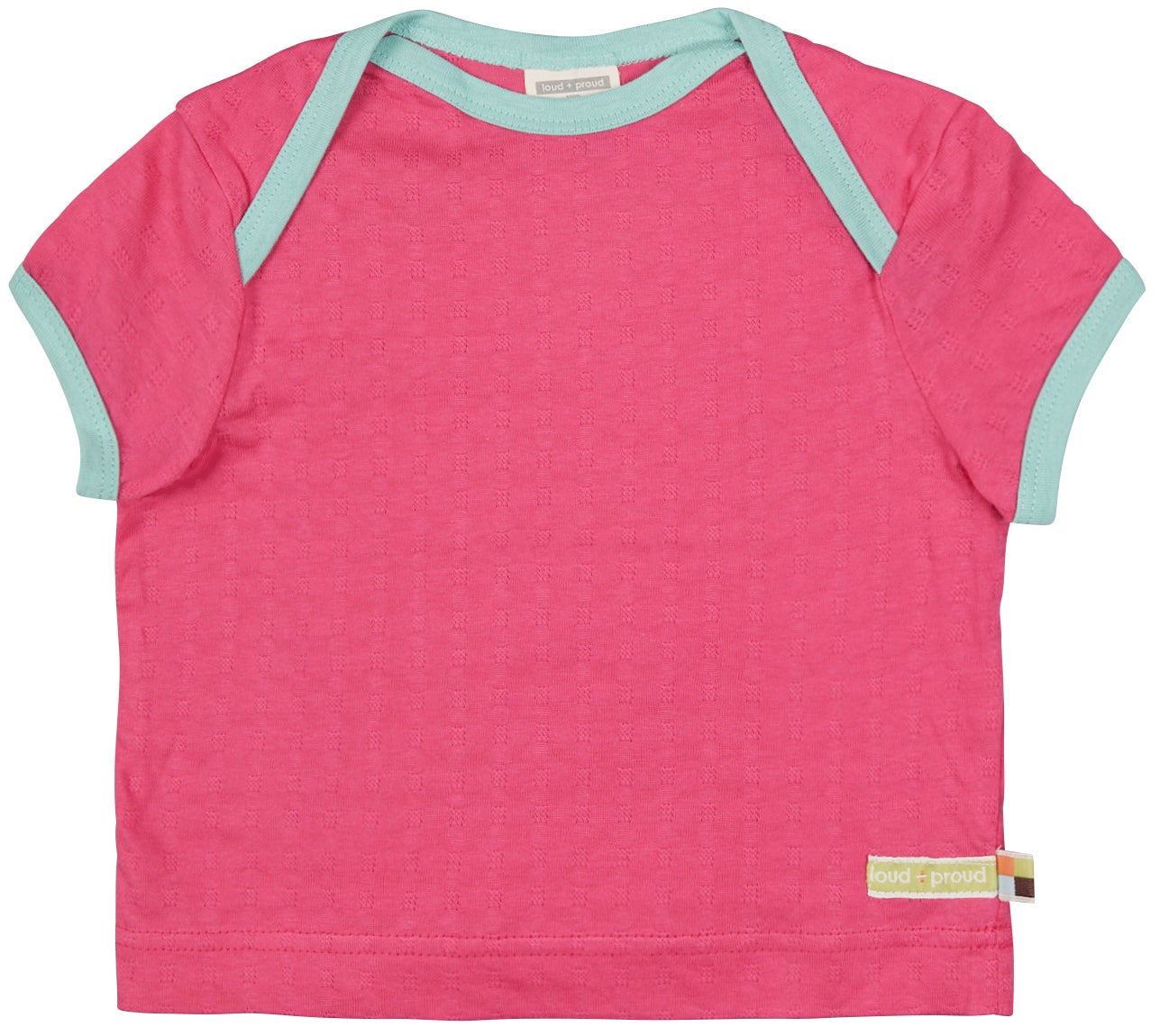 loud-proud-t-shirt-mit-jacquard-muster-single-jersey-shirt image 1