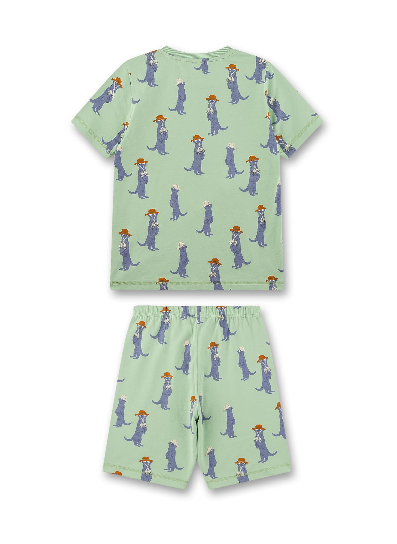 sanetta-jungen-schlafanzug-kurz-gr-n-baumwolle-pyjamaset image 3