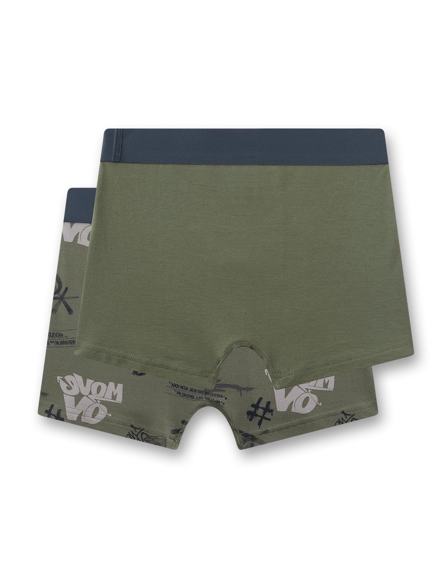 sanetta-jungen-hipshorts-2er-set-gr-n-graffiti-baumwolle-teens-unterhose image 2