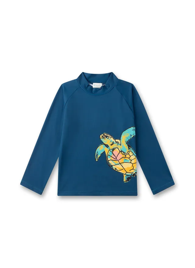 sanetta-kinder-uv-shirt-langarm-blau-schildkr-te-aus-recyceltem-polyester-mix image 1