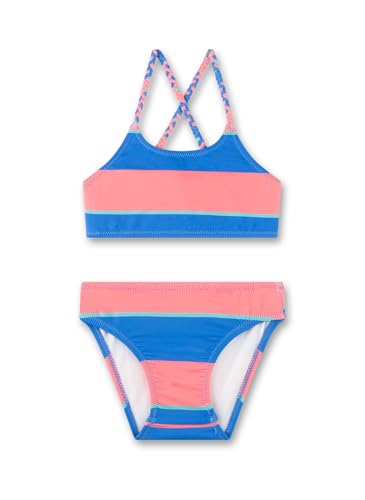 sanetta-m-dchen-bikini-blau-gestreift-bikini-aus-recyceltem-polyester-mix image 4