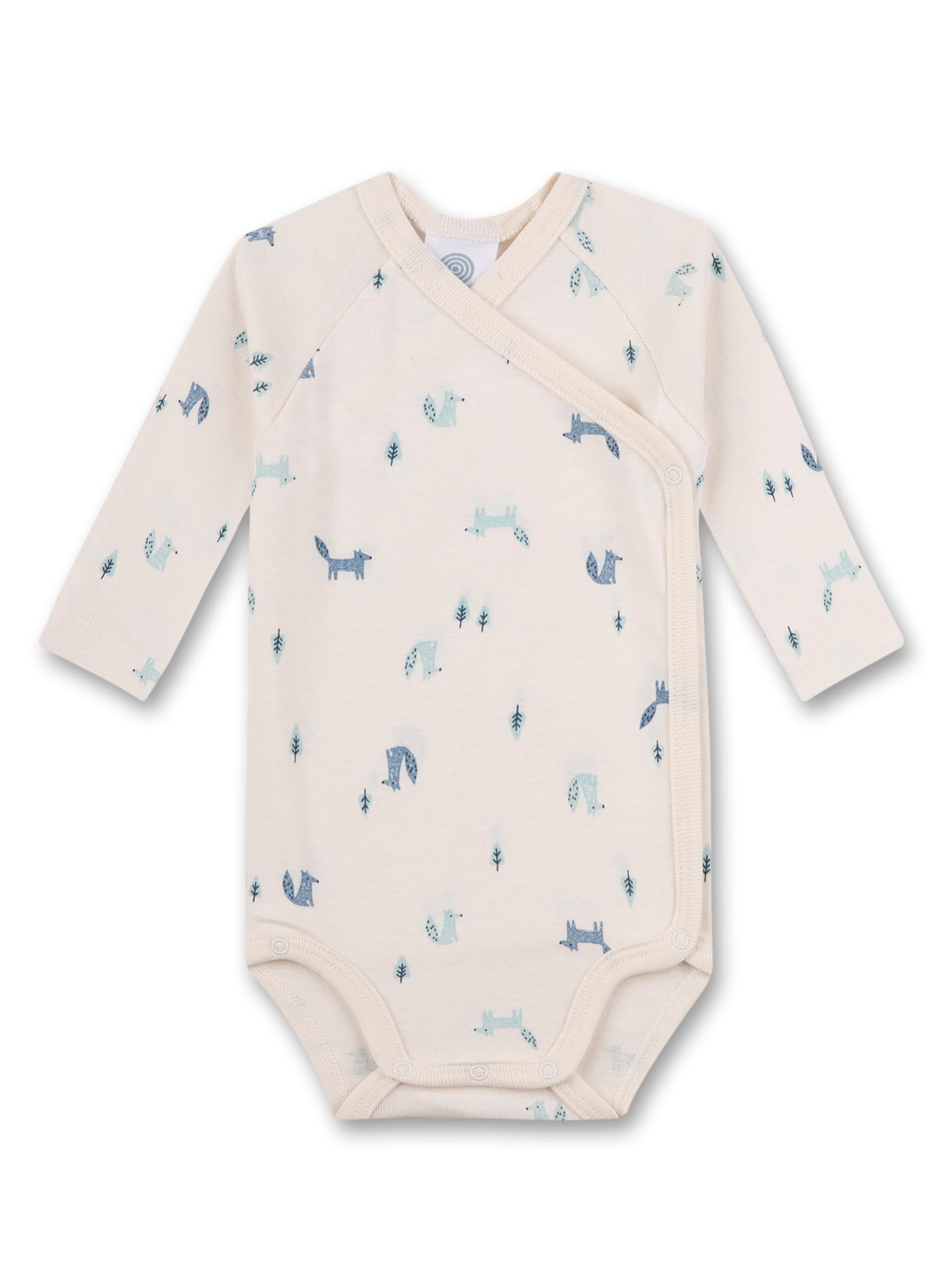 sanetta-wickelbody-langarm-off-white-fuchs-aus-bio-baumwolle image 1