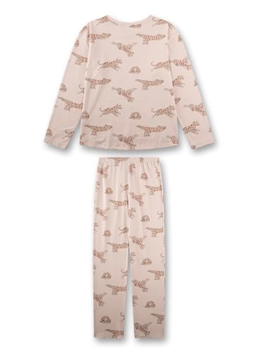 sanetta-m-dchen-schlafanzug-lang-orange-leopard-100-baumwolle image 5