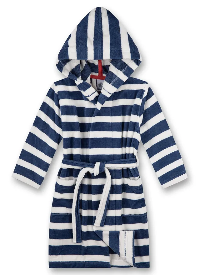 sanetta-jungen-bademantel-233053-ringel-terry-fleece-baumwolle image 1