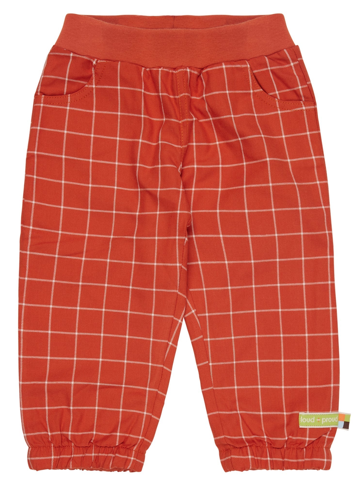 loud-proud-karo-hose-karierte-popeline-hose-mit-jerseyfutter image 1