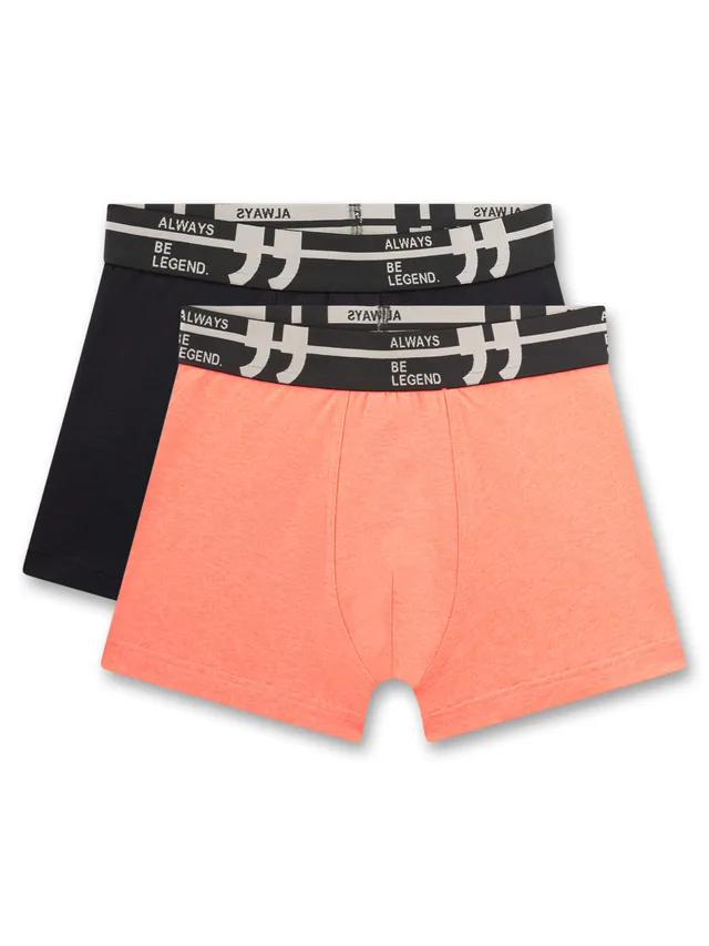 sanetta-jungen-hipshorts-doppelpack-dunkelblau-orange-unterhose image 1