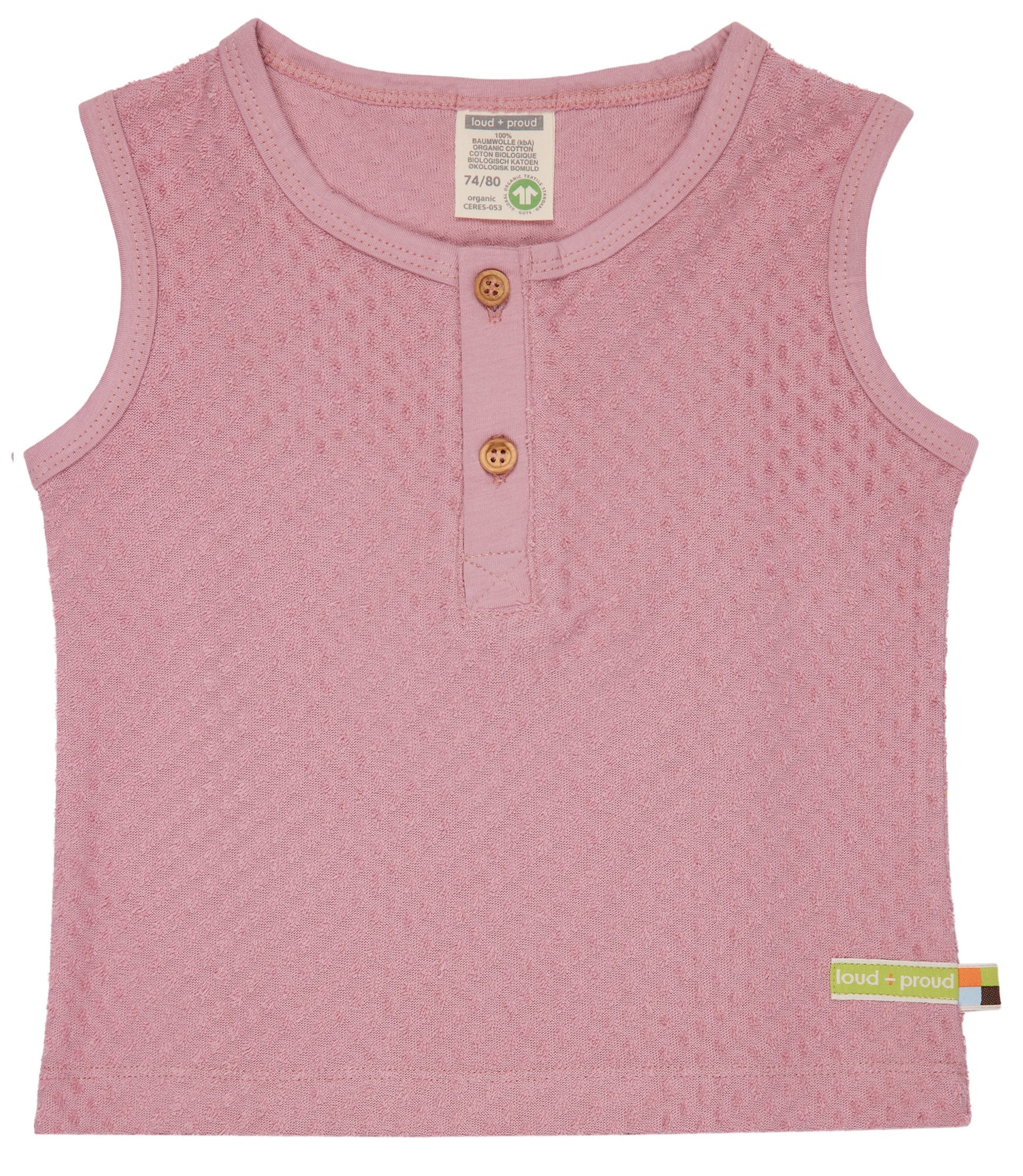 loud-proud-top-aus-frottee-mit-punkten-jacquard-sommer-top image 1