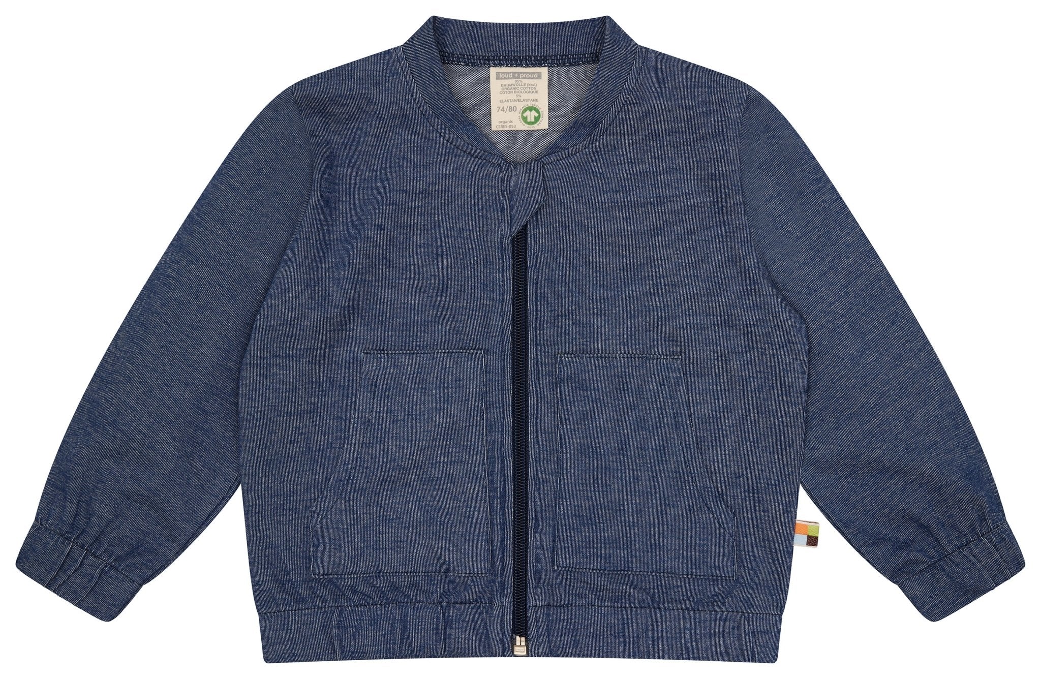 loud-proud-jacke-denim-optik-kinder-sweatjacke image 1