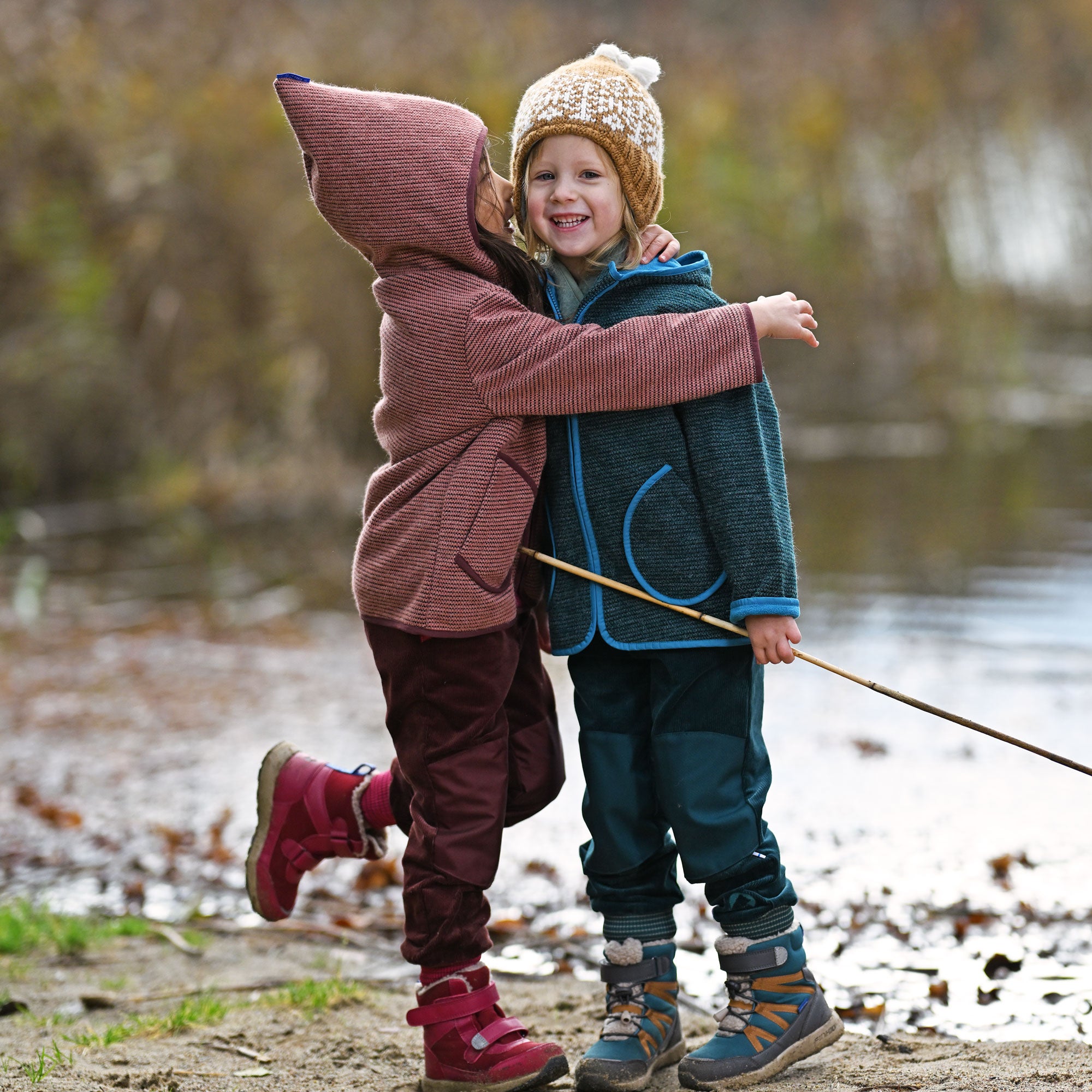finkid-kisuli-kinder-outdoorhose-kord-mitwachsfunktion-knieverst-rkung image 7