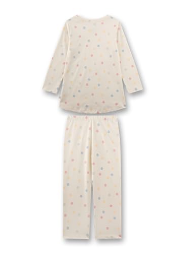 sanetta-pure-m-dchen-schlafanzug-lang-beige-dots-aus-100-bio-baumwolle image 5