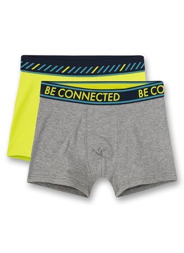 sanetta-jungen-hipshorts-doppelpack-graumelange-und-lemon-gr-n-unterhose image 4