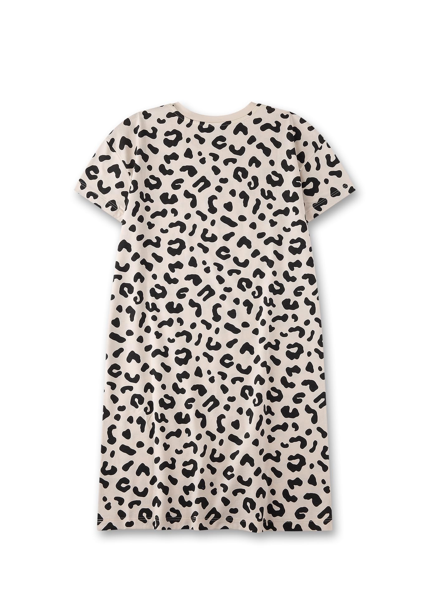 sanetta-m-dchen-nachthemd-beige-leo-allover-baumwolle image 2