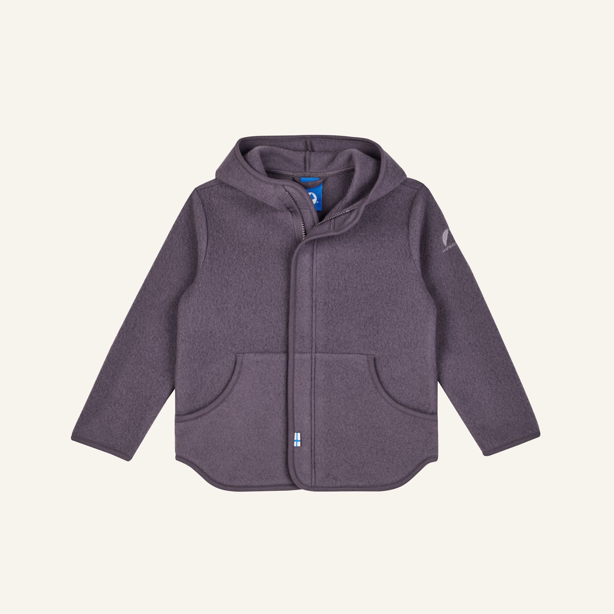 finkid-luonteva-wollfleece-jacke-zip-in-mit-kapuze image 3
