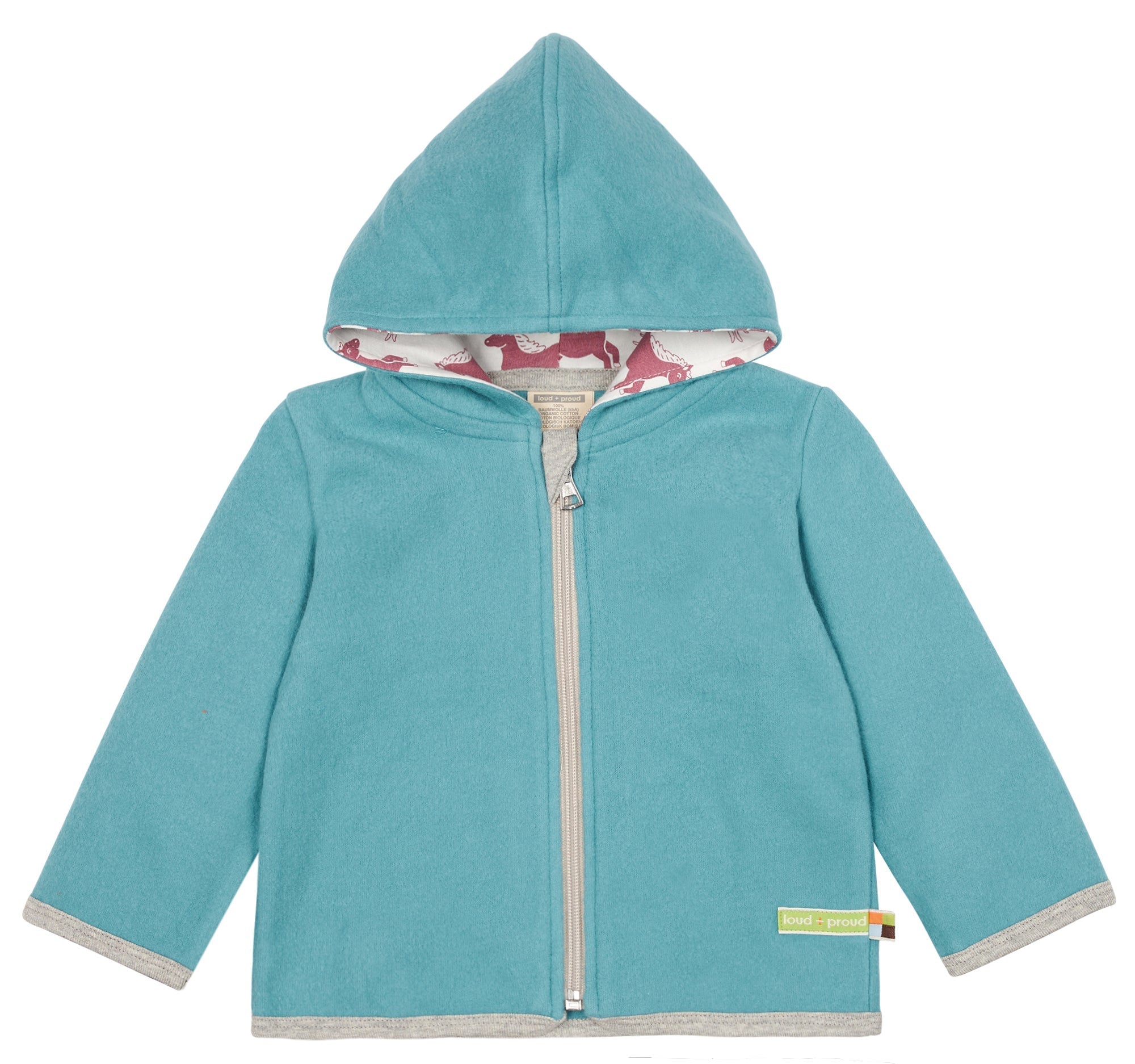 loud-proud-jacke-fleece-kapuzenjacke-aus-baumwoll-fleece-mit-reissverschluss image 5