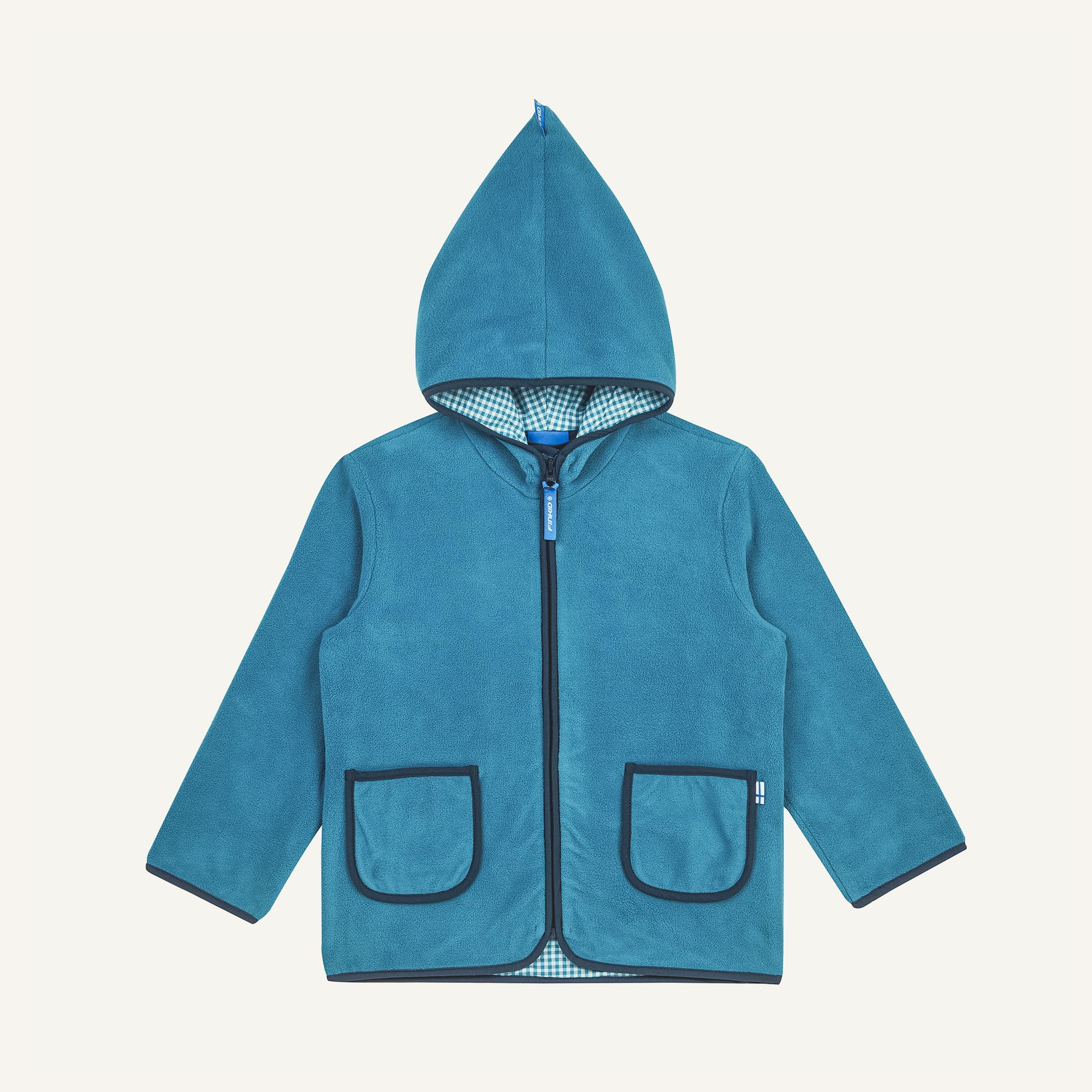 finkid-tonttu-fleecejacke-kinder-zip-in-mit-zipfelkapuze image 5