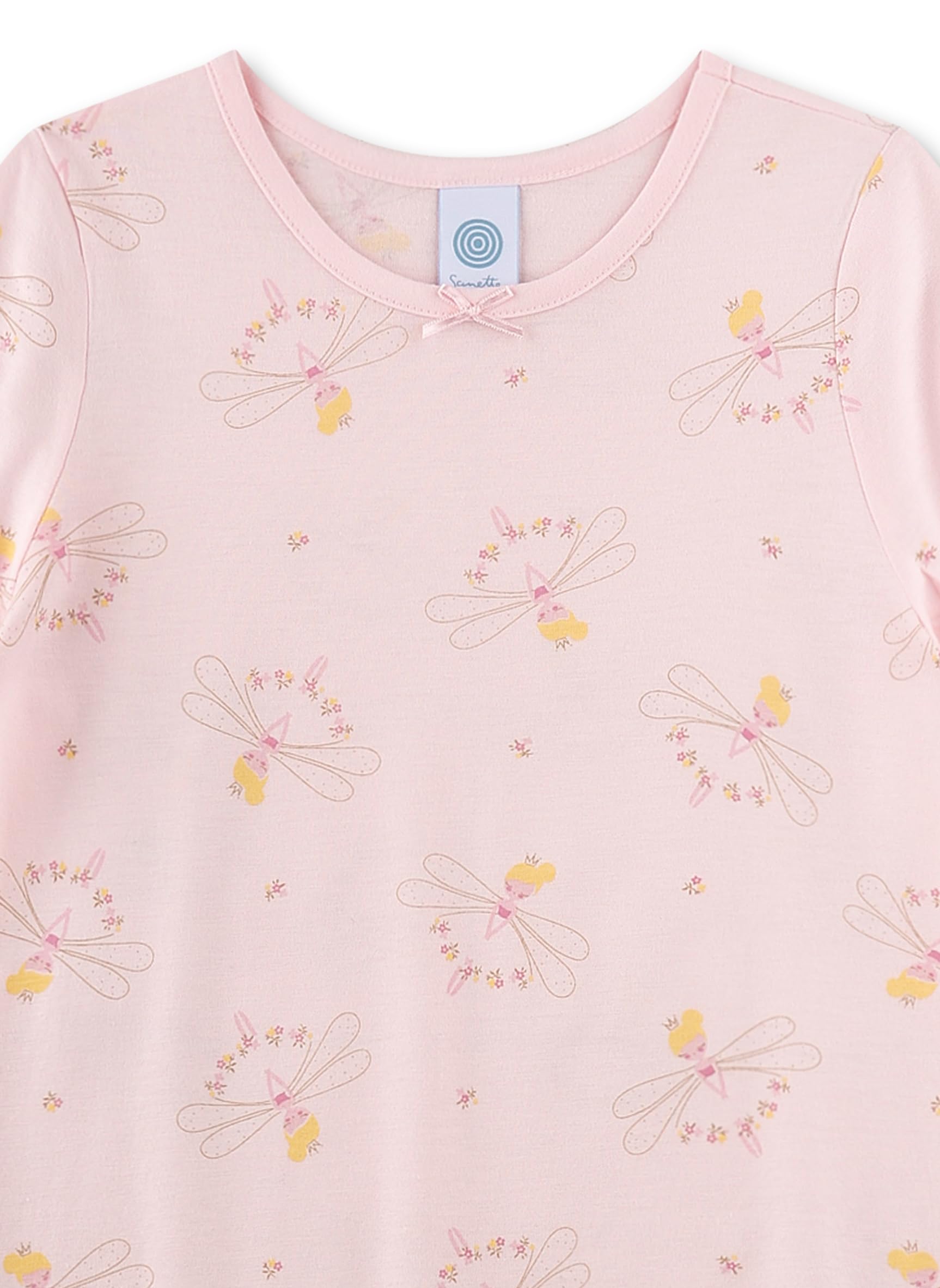 sanetta-m-dchen-nachthemd-kurzarm-rosa-fee-nachthemd-aus-baumwoll-modal-mix image 3