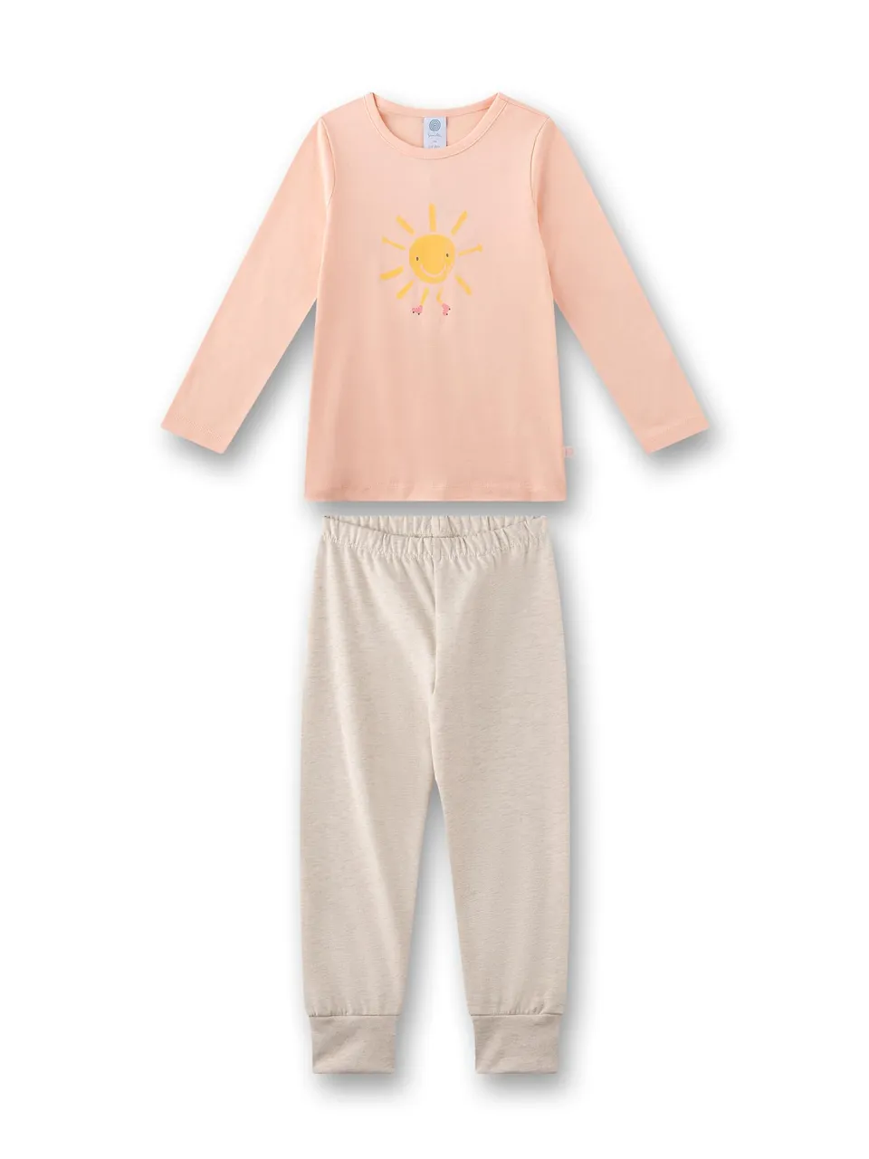 sanetta-m-dchen-schlafanzug-lang-rosa-aus-100-bio-baumwolle image 1