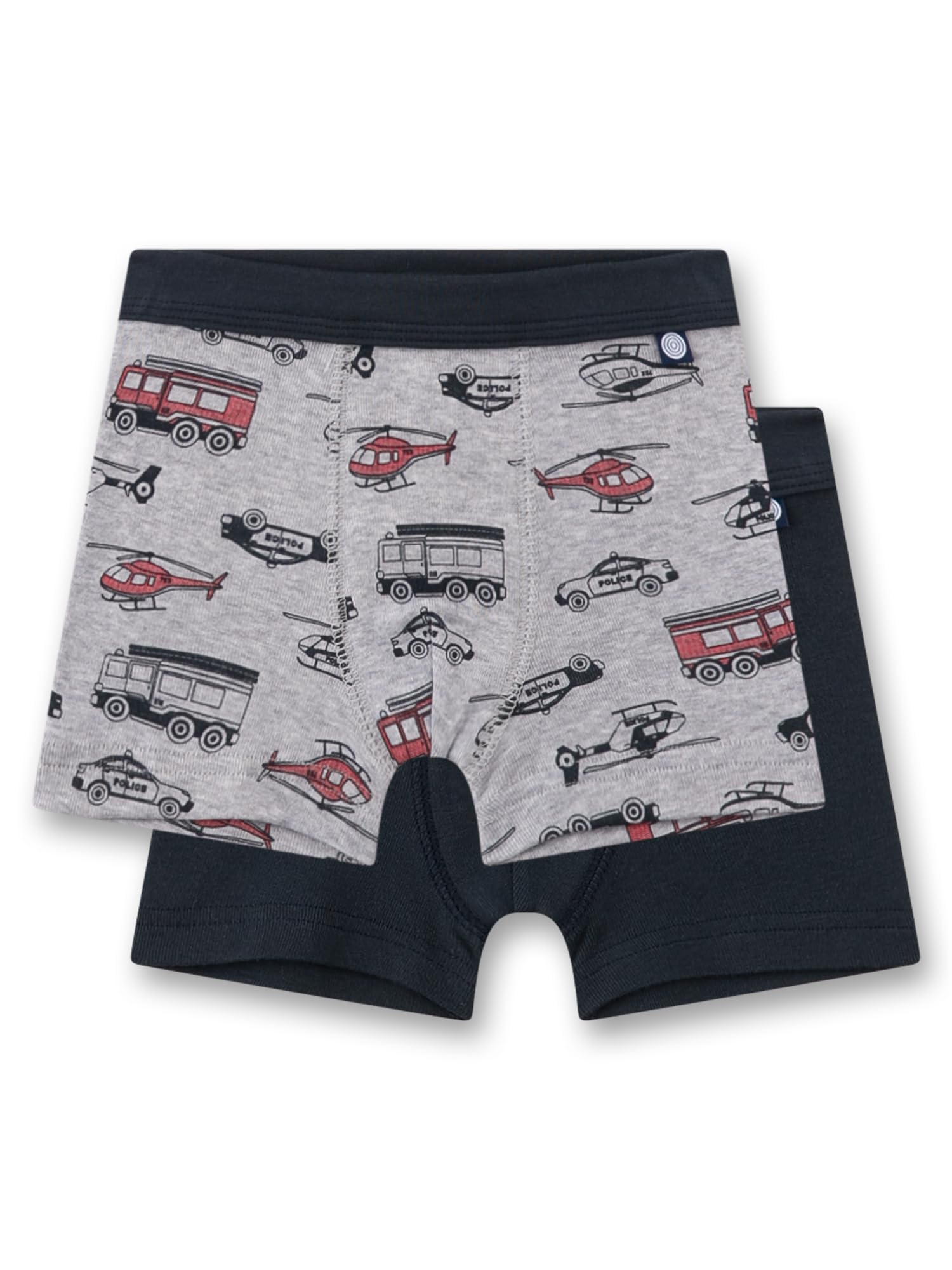 sanetta-jungen-hipshorts-doppelpack-schwarz-grau-fahrzeuge-unterhose-f-r-jungen- image 1
