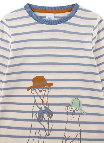 sanetta-jungen-schlafanzug-lang-beige-aus-baumwolle image 6